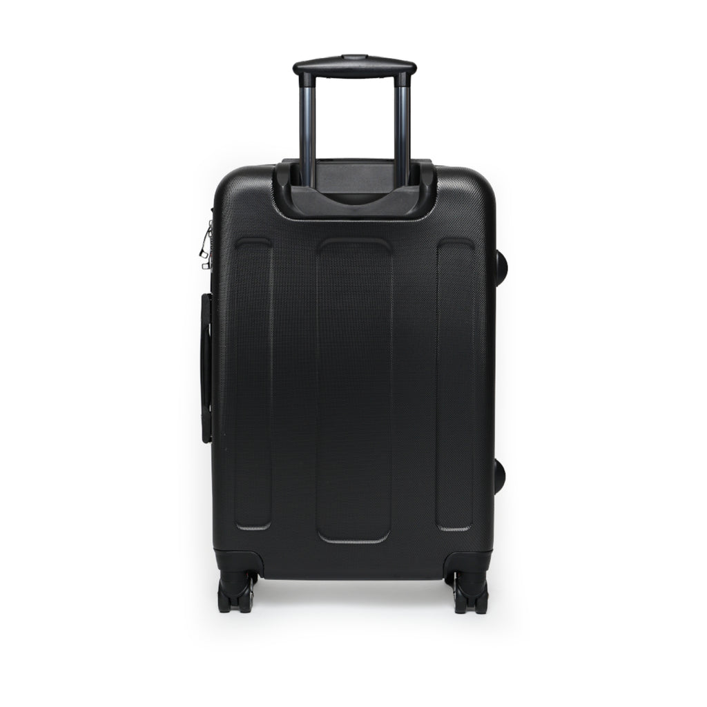 Cevaro Carry-On Suitcase — Gold Initial Travel Luggage
