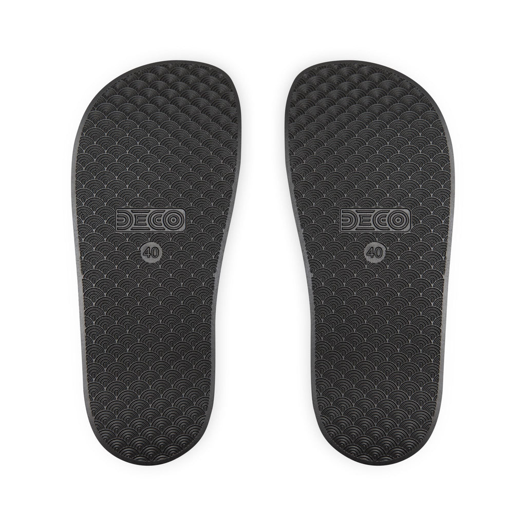 Men's Cevaro Slide Sandals — Removable Strap White Slides