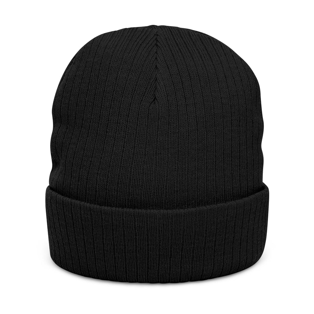 Embroidered Ribbed Beanie — Cevaro Knit Hat