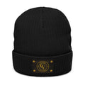 Embroidered Ribbed Beanie — Cevaro Knit Hat