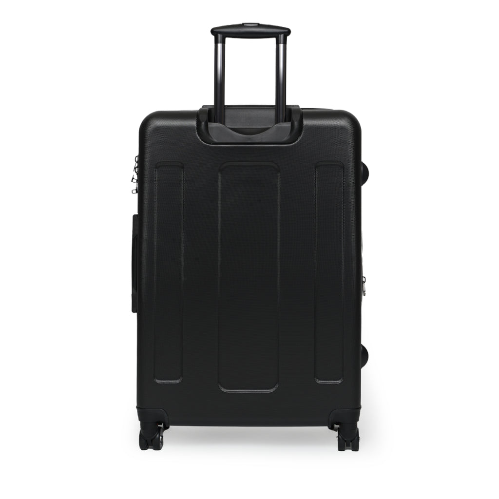 Cevaro Carry-On Suitcase — Gold Initial Travel Luggage